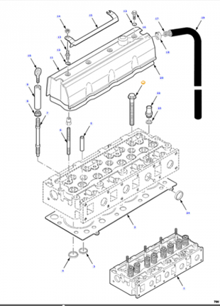 Massey Ferguson - Hexagon Flange Bolt - V836859104 - Farming Parts