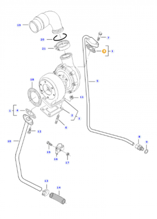 Massey Ferguson - Gasket - V836866808 - Farming Parts