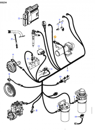 Massey Ferguson - Boost Pressure Sensor - V837073934 - Farming Parts