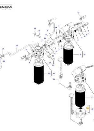 Massey Ferguson - O-ring - VKH3772 - Farming Parts