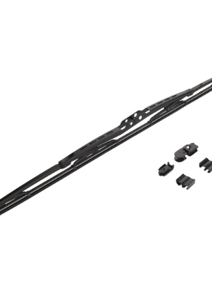 AGCO Massey Ferguson 24-inch wiper blade (model number 3620128M91) with mounting components on a white background.