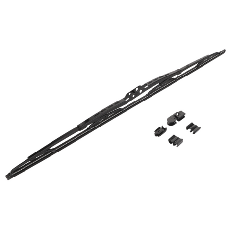 AGCO Massey Ferguson 24-inch wiper blade (model number 3620128M91) with mounting components on a white background.