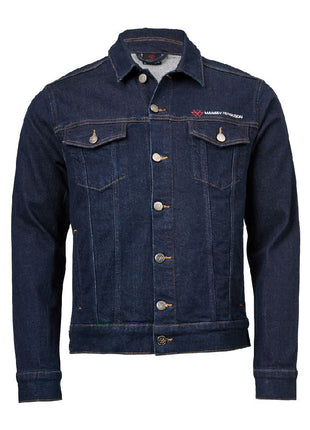 Massey Ferguson Denim Jacket Unisex Classic Fit Logo Detail | X993322501