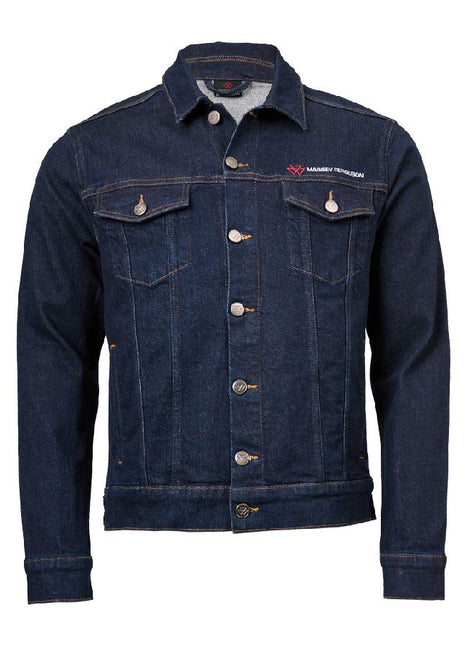 Massey Ferguson Denim Jacket Unisex Classic Fit Logo Detail | X993322501