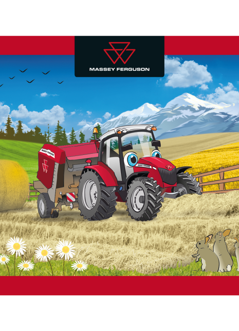 Massey Ferguson - SET OF 2 JIGSAW PUZZLES OF 36 PIECES FOR CHILDREN | NEW LOGO - X993342208000 - Massey Tractor Parts