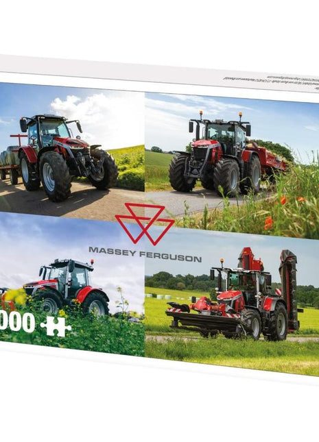 Massey Ferguson - MF TRACTORS 1000-PIECE PUZZLE MF 8S AND MF 5S | NEW LOGO - X993342209000 - Farming Parts