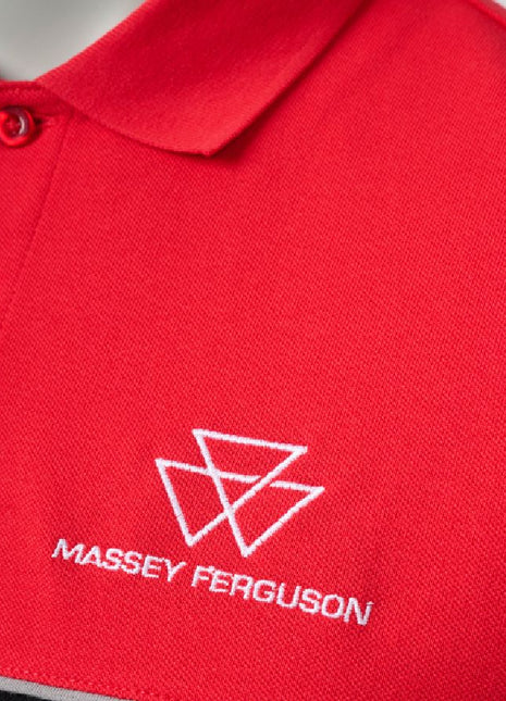 Men’s Red & Black Polo Shirt MF Slim Fit Eco Blend - X993422502