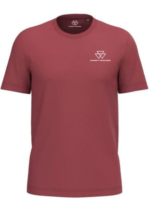 Massey Ferguson Terracotta Red Cotton T-Shirt with Logo | X993422507