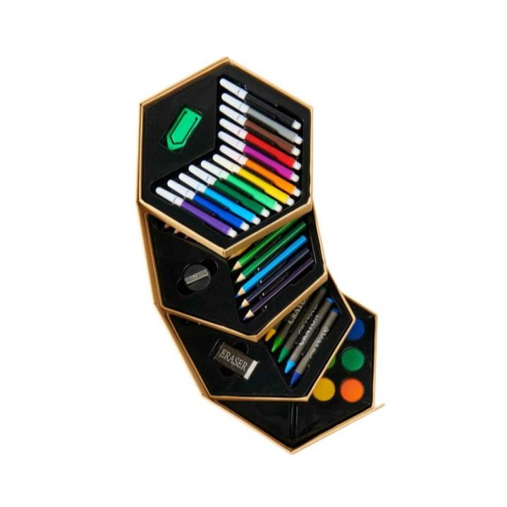 Massey Ferguson Kids' Colouring Set – 12 Pencils, Pens & Watercolours | X993442208000