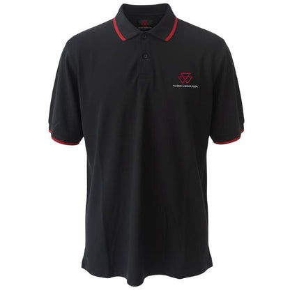 Massey Ferguson Men's Black Polo Shirt Cotton Logo | X993442503100