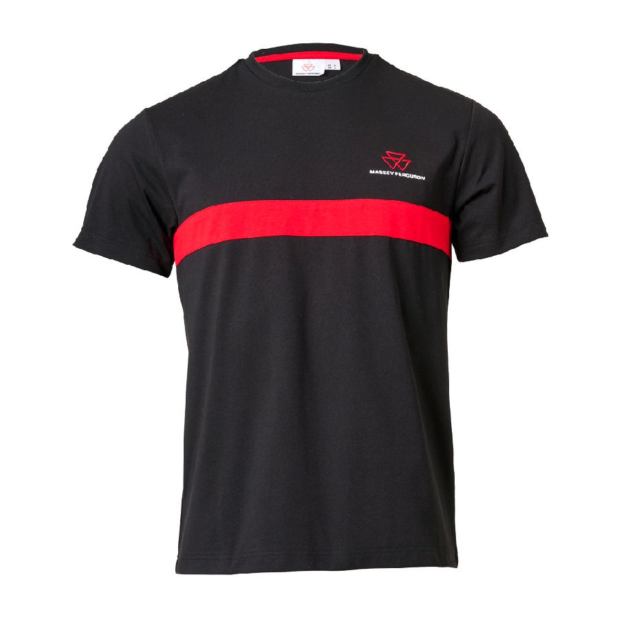 Red Line T-Shirt with Embroidered MF Logo | X993482501