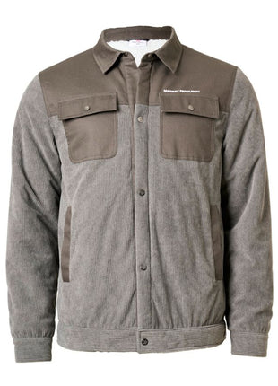 Corduroy Black Jacket with Warm Lining & Cotton Canvas | X993602501