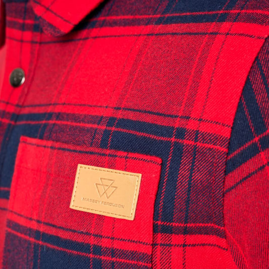 Massey Ferguson Lumberjack Overshirt Fleece-Lined Shacket | X993602502