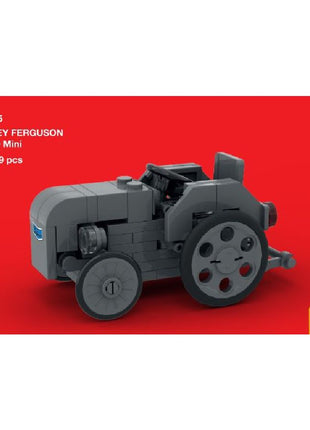 MF TEA 20 Mini Tractor 1:65 Scale Plastic Brick Model | X993662502000