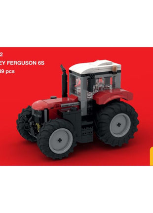 MF 6S Tractor 1:32 Scale Plastic Brick Model for Kids | X993662503000