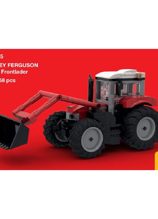 MF 5S Tractor 1:32 Scale Brick Model with Front Loader | X993662507000
