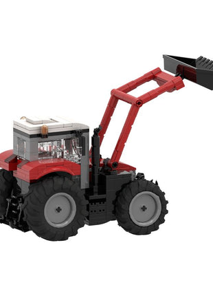 MF 5S Tractor 1:32 Scale Brick Model with Front Loader | X993662507000