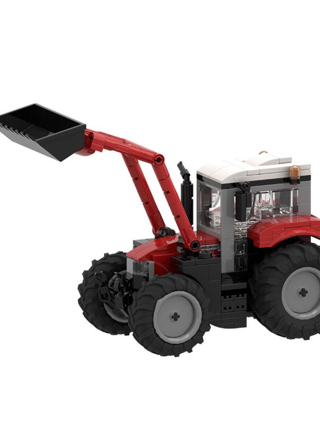 MF 5S Tractor 1:32 Scale Brick Model with Front Loader | X993662507000