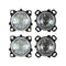 LED Head Light Kit, Interference: Class 3, RH & LH (LH Dip), 1320 / 4050 Lumens Raw, 10-30V - S.163752 - Massey Tractor Parts