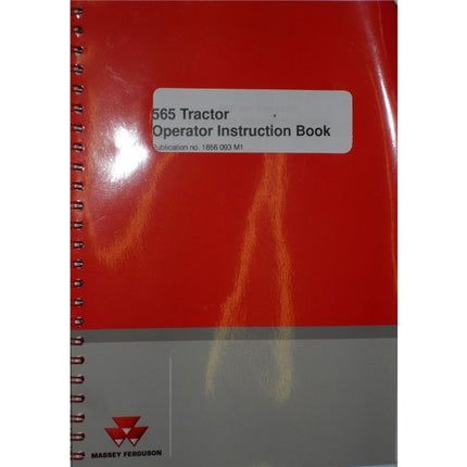 565 Operators Manual - 1856093M1 - Massey Tractor Parts