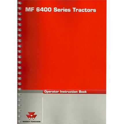 6400 Series Operators Manual - 3378434M4 - Massey Tractor Parts