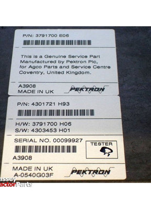 Autotronic conversion kit I > III - 3785341M15 - Massey Tractor Parts
