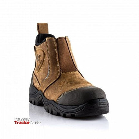 Buckler Safety Dealer Boots Waterproof Dark Brown - BSH014BR - Massey Tractor Parts