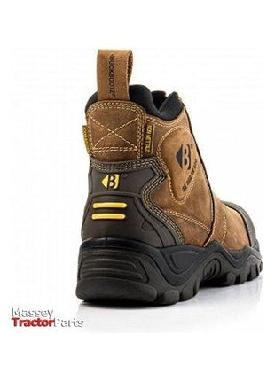 Buckler Safety Dealer Boots Waterproof Dark Brown - BSH014BR - Massey Tractor Parts