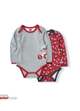 Baby Bodysuits (2 Pack) - X993311911-Massey Ferguson-Baby,Childrens Clothes,Clothing,kids,Kids Clothes,Kids Collection,Merchandise,Not On Sale