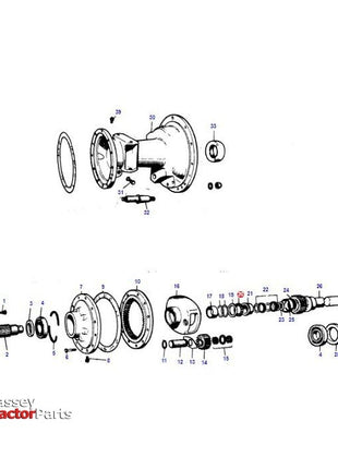 Bearing - 185379M1 - Massey Tractor Parts