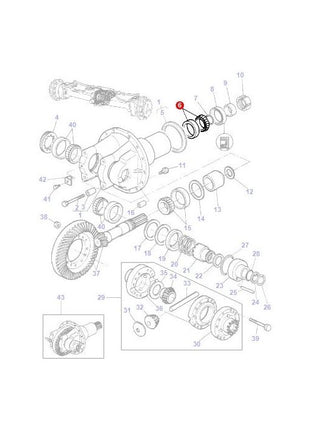 Bearing Differential - 339394X1 - Massey Tractor Parts