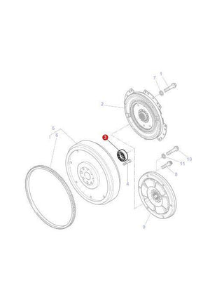 Bearing Flywheel - 339581X1 - Massey Tractor Parts
