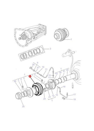 Bellow Clutch Cylinder - 3382777M1 - Massey Tractor Parts