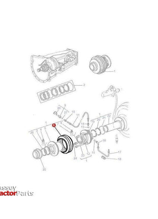 Massey Ferguson Bellow Clutch Cylinder - 3382777M1 | OEM | Massey Ferguson parts | Clutch Pedals-Massey Ferguson-Axles & Power Train,Clutch Cylinders,Clutches & Flywheels,Farming Parts,Tractor Parts