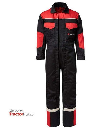Black and Red Children's Overalls - X9934520040-Massey Ferguson-Clothing,double zip,Kids Collection,Merchandise,On Sale,overall,Overalls,Overalls & Workwear