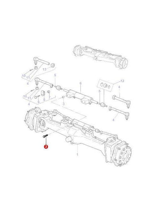 Bolt M12x40 12.9 - 3428397M1 - Massey Tractor Parts