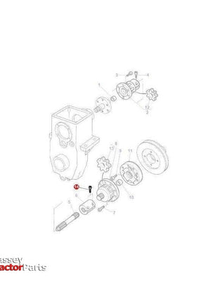 Massey Ferguson Bolt Sleeve Clamp - 3010238X1 | OEM | Massey Ferguson parts | PTO-Massey Ferguson-Axles & Power Train,Clutches & Flywheels,Dampers,Farming Parts,Tractor Parts