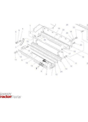 Massey Ferguson Bolt M10x25mm - 3009492X1 | OEM | Massey Ferguson parts | Bolts-Massey Ferguson-Bolts,Bolts & Set Screws,Combine,Farming Parts,Hardware,Harvesting & Cutting,Knife Sections,Machinery Parts,Metric,Nuts,Screws & Fasteners,Towing & Fasteners,Tractor Parts,UNC,UNF,Workshop,Workshop Equipment