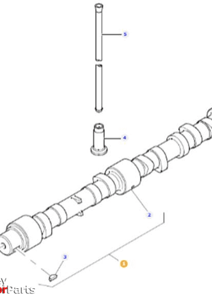 Massey Ferguson Camshaft - 4226933M1 | OEM | Massey Parts-Massey Ferguson-