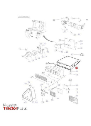 Case Assembly R/H - 3385410M91 - Massey Tractor Parts