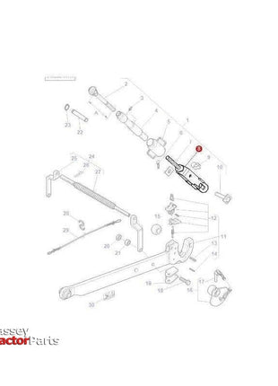 Massey Ferguson Clevis - 3808963M94 | OEM | Massey Ferguson parts | Linkage-Massey Ferguson-Farming Parts,Linkage,Lower Link Arms & Components,PTO & Linkage,Tractor Parts