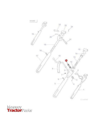 Massey Ferguson Clevis Pin - 180860M1 | OEM | Massey Ferguson parts | Linkage-Massey Ferguson-Clevis Ends & Components,Clevis Pins,Farming Parts,Hardware,Levelling Boxes & Components,Linkage,PTO & Linkage,Towing & Fasteners,Tractor Parts