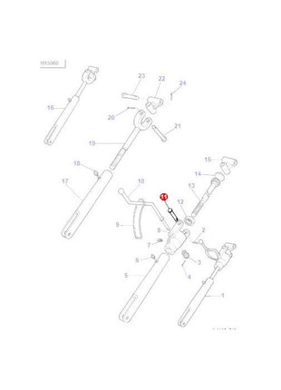 Clevis Pin - 180860M1 - Massey Tractor Parts