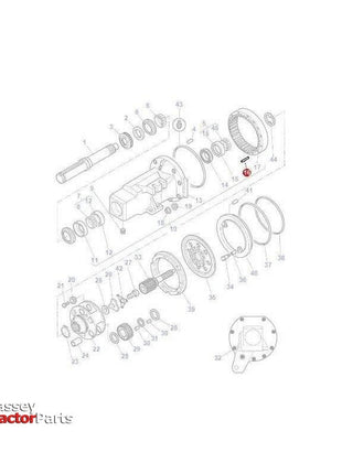 Massey Ferguson Clevis Pin - 3380496M2 | OEM | Massey Ferguson parts | Axles & Power Transmission-Massey Ferguson-Axles & Power Train,Clevis Ends & Components,Clevis Pins,Farming Parts,Hardware,Rear Axle,Towing & Fasteners,Tractor Parts