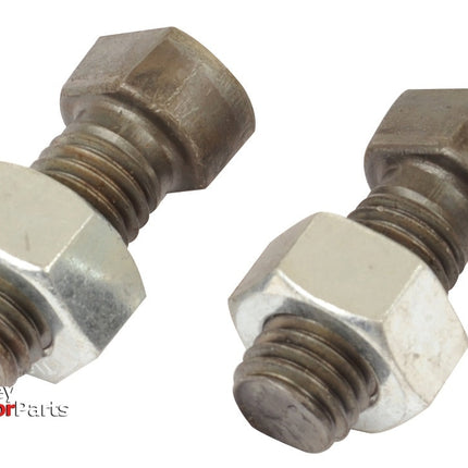 Conical Head Bolt 2 Flats With Nut (TC2M), Replacement for Rabewerk
 - S.76191 - Massey Tractor Parts