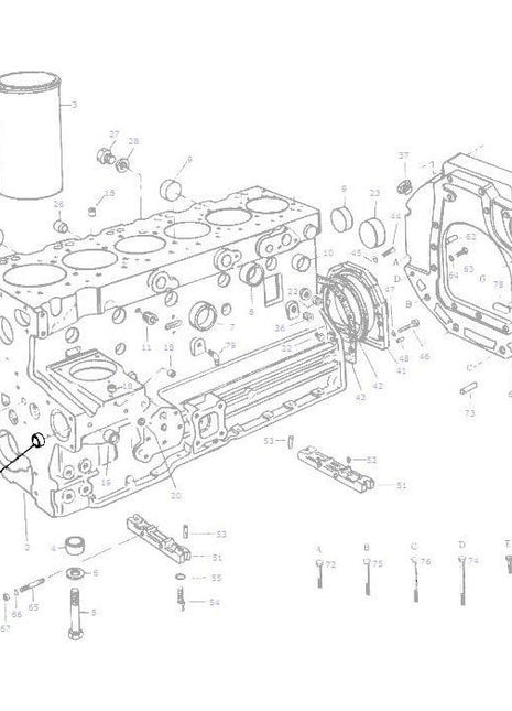 Core Plug - 733855M1 - Massey Tractor Parts