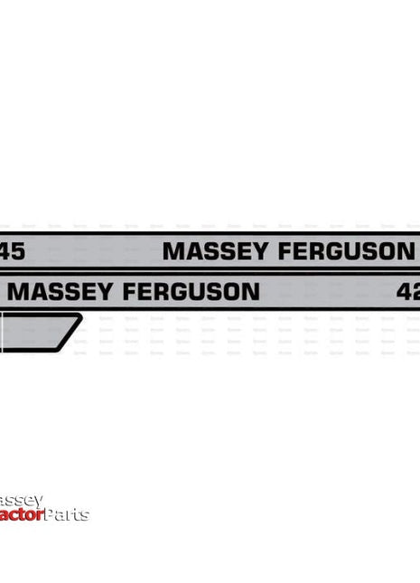 Decal Set - Massey Ferguson 4245
 - S.118316 - Massey Tractor Parts