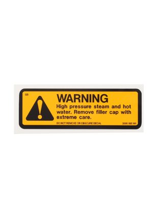 Decal Warning - 3595685M1 - Massey Tractor Parts