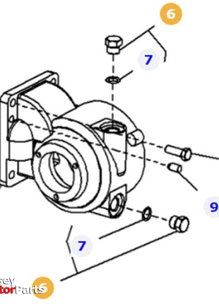 Massey Ferguson Drain Plug - 4308030M92 / 3583994M91 | OEM | Massey Ferguson parts | Transmission Housing Parts-Massey Ferguson-Engine & Filters,Engine Parts,Farming Parts,Oil & Sump Components,Oil Sumps & Plugs,Tractor Parts
