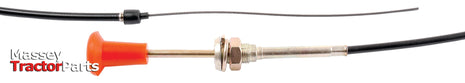 Engine Stop Cable - Length: 1545mm, Outer cable length: 1309mm.
 - S.41840 - Massey Tractor Parts